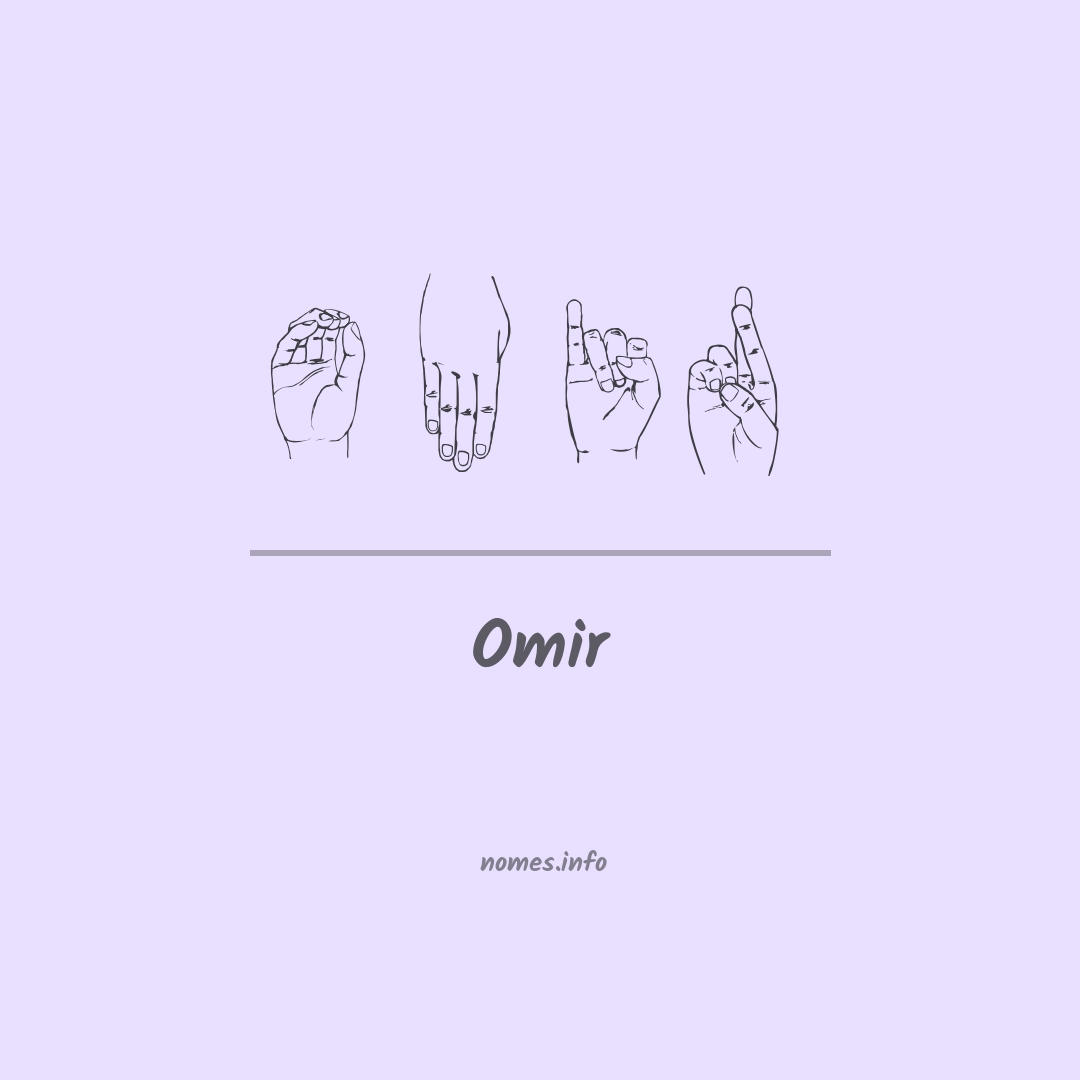 Omir em Libras