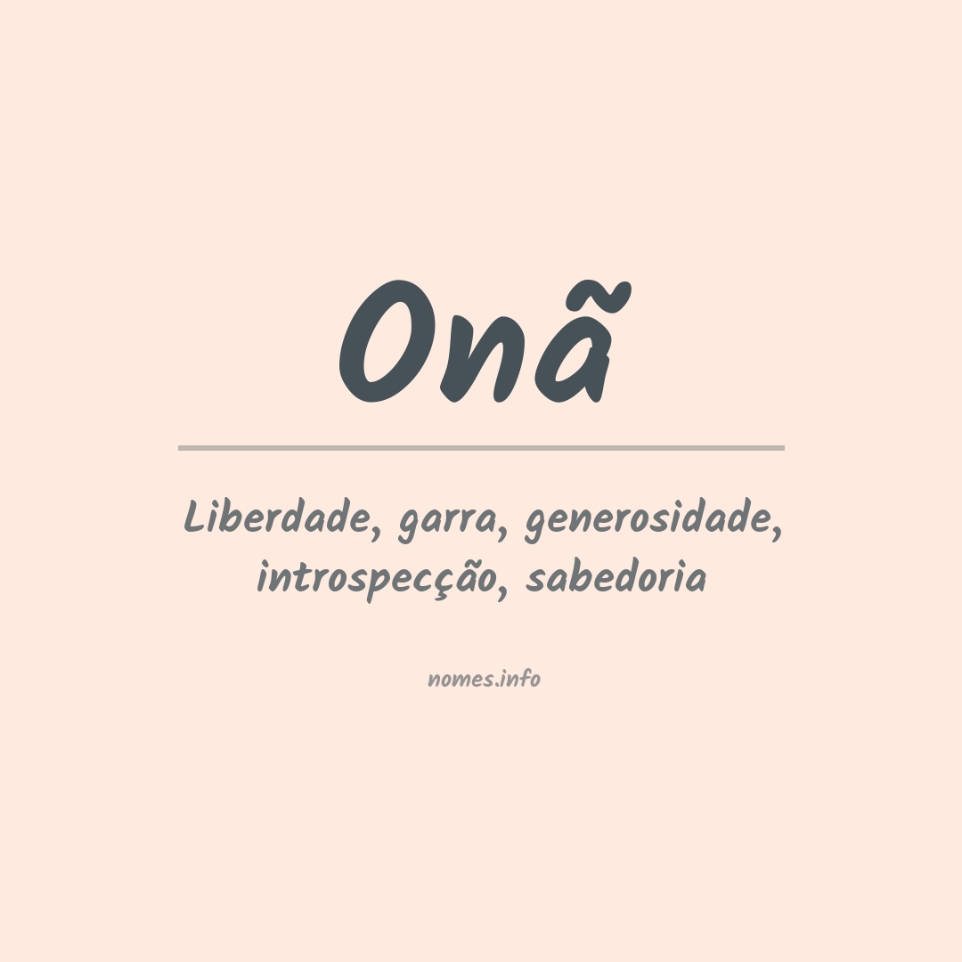 name ona meaning