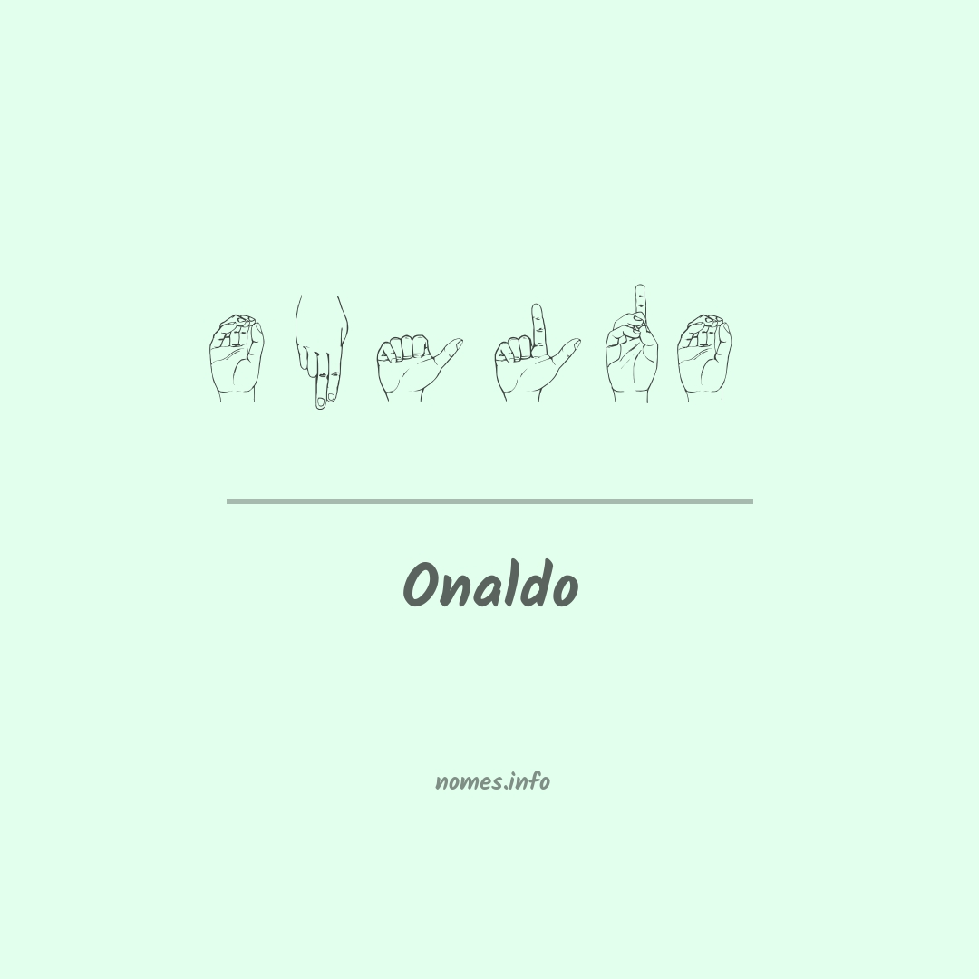 Onaldo em Libras