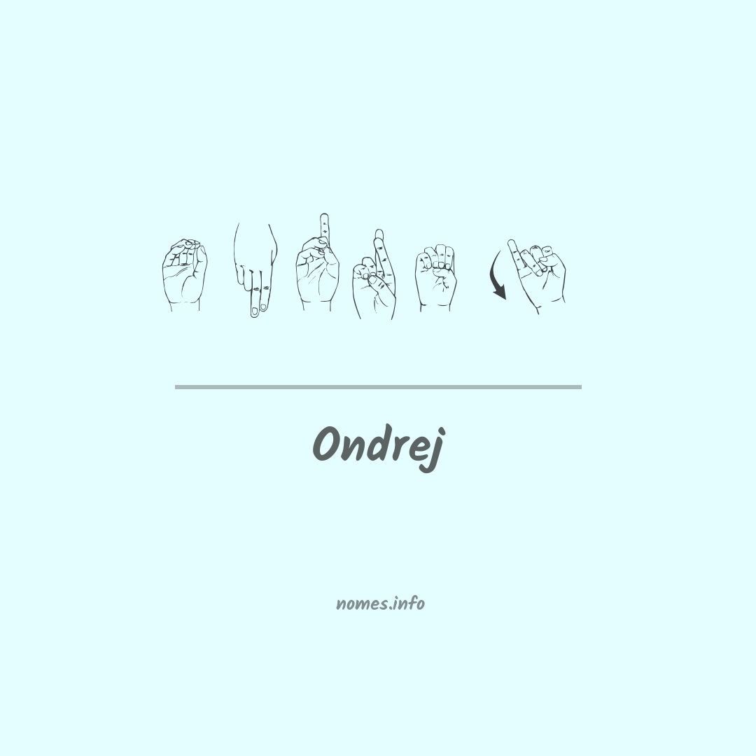 Ondrej em Libras