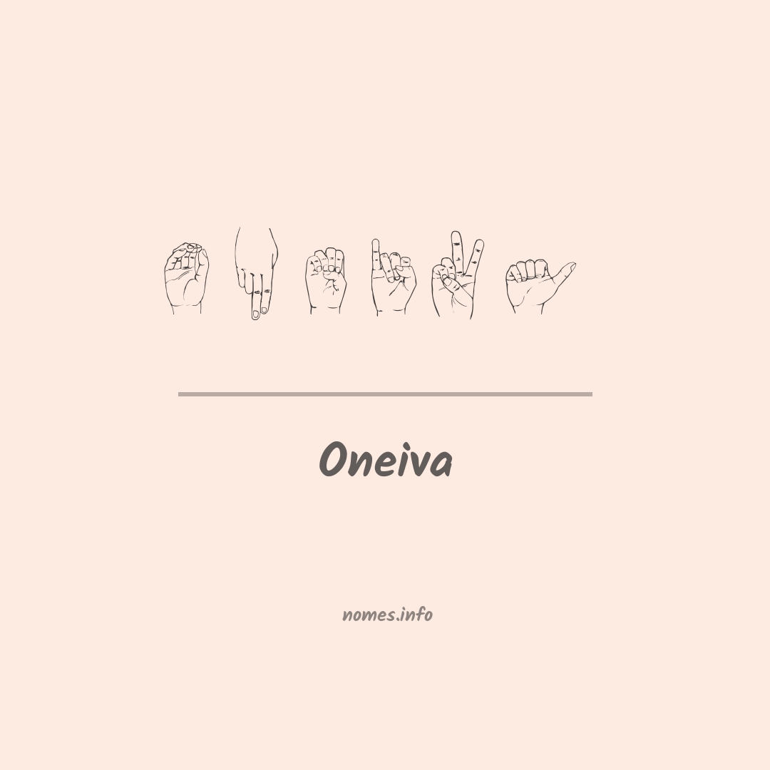Oneiva em Libras