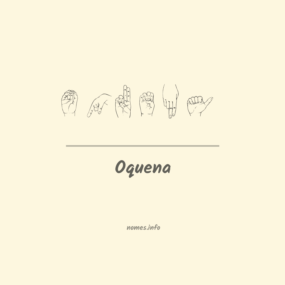 Oquena em Libras