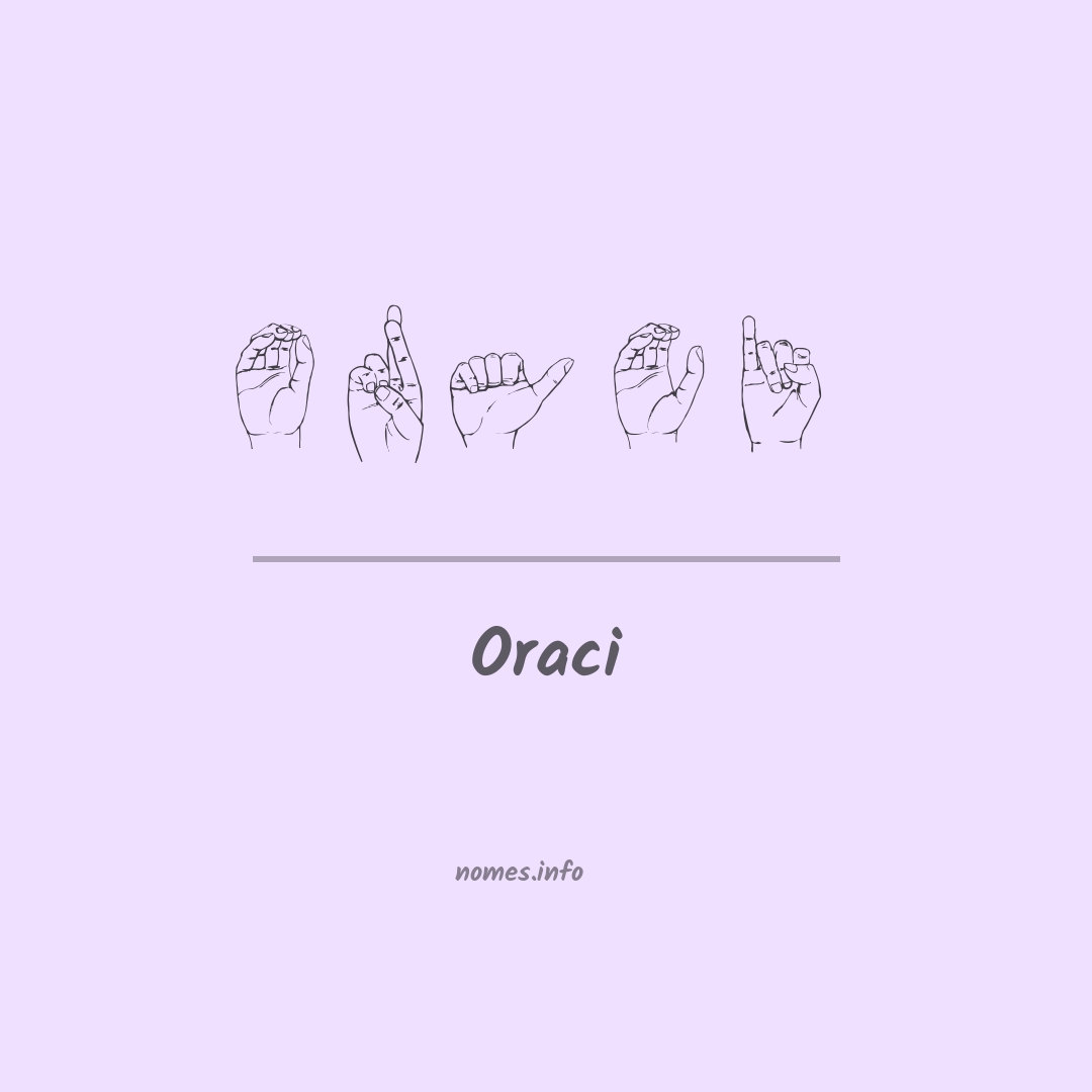 Oraci em Libras