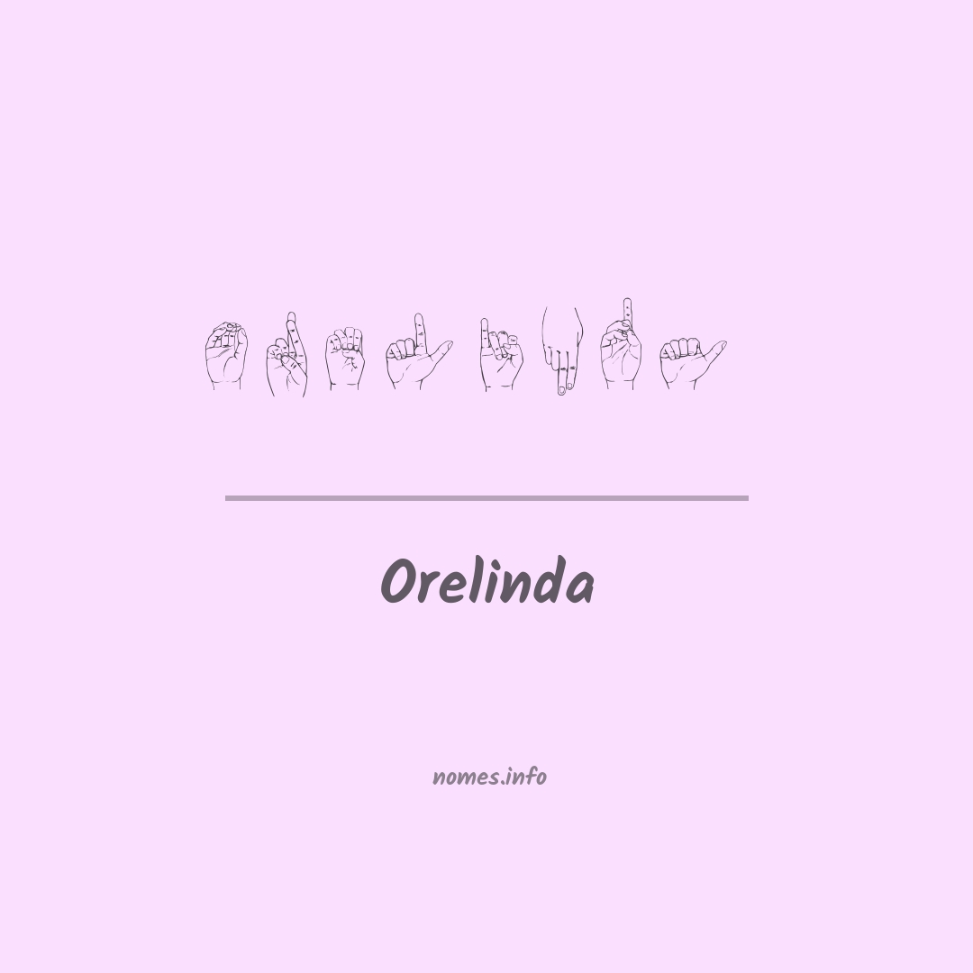 Orelinda em Libras