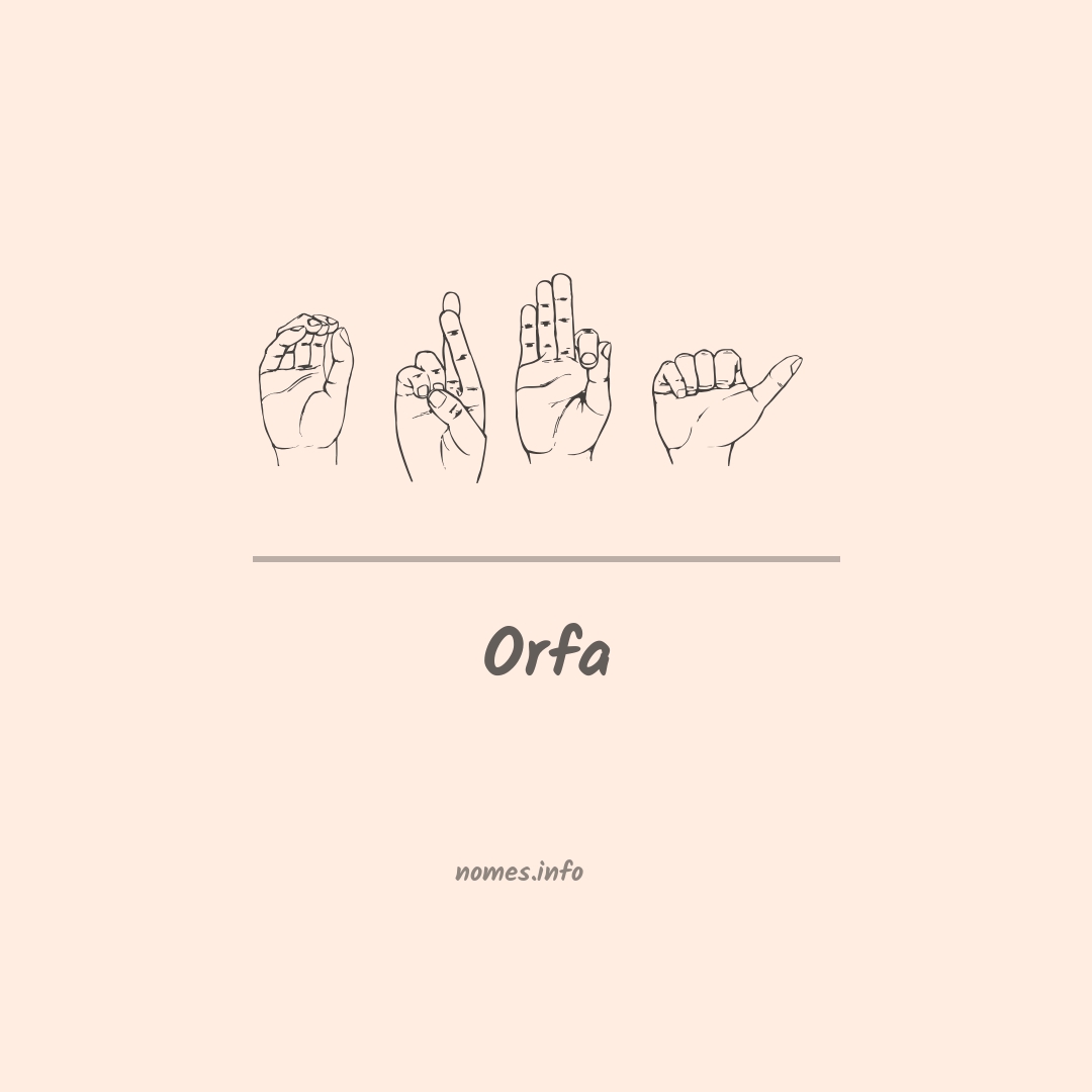 Orfa em Libras