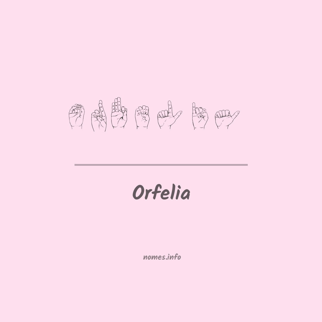 Orfelia em Libras