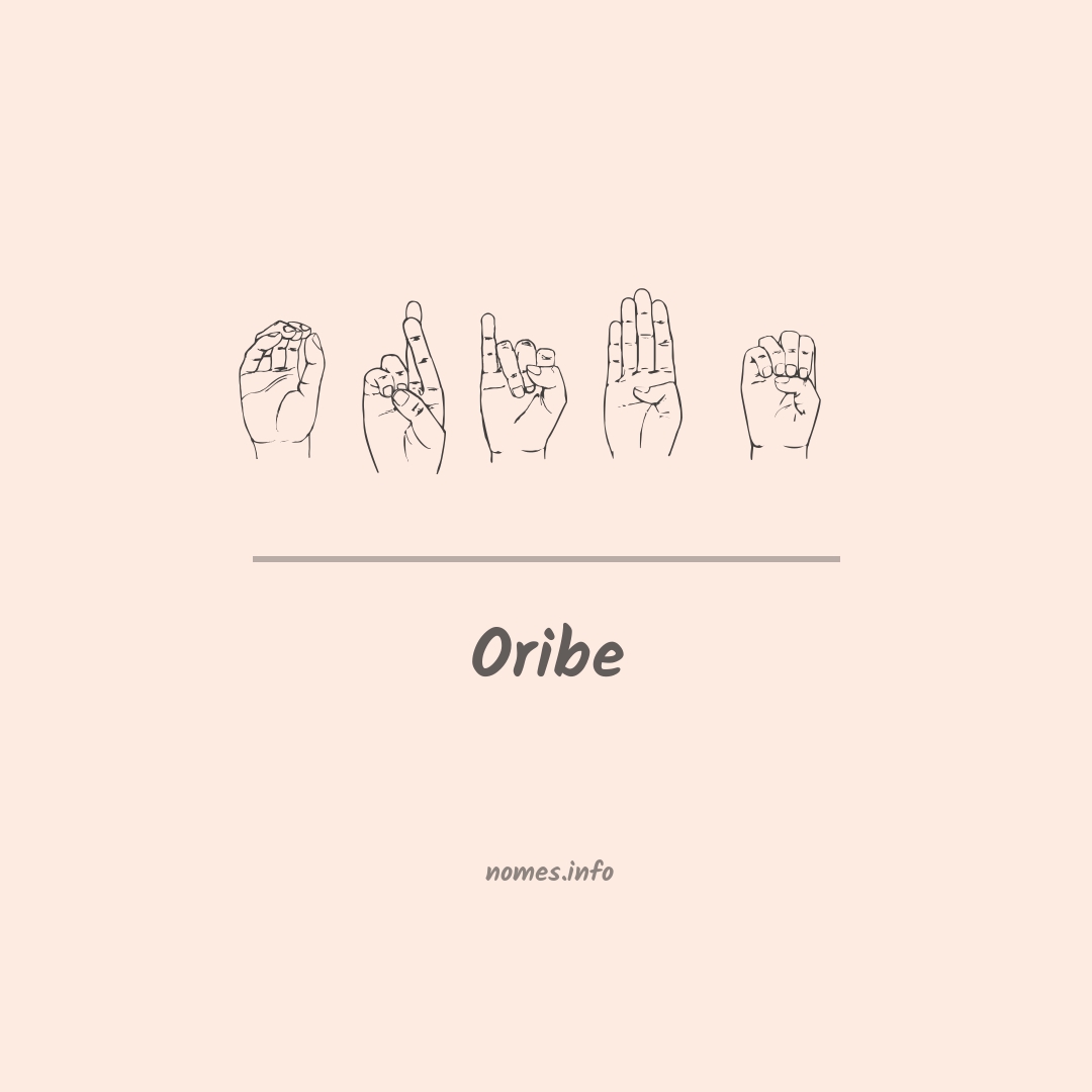 Oribe em Libras