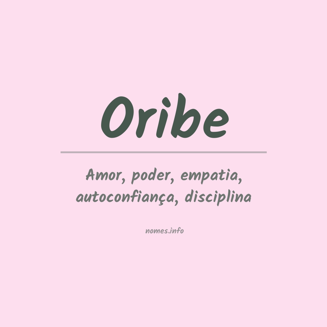 Significado do nome Oribe