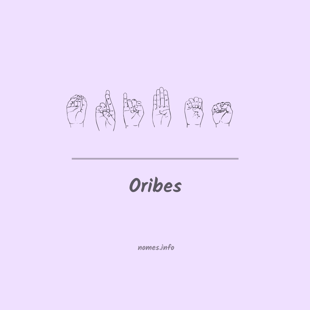 Oribes em Libras