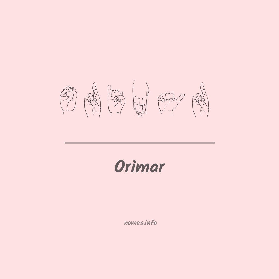 Orimar em Libras