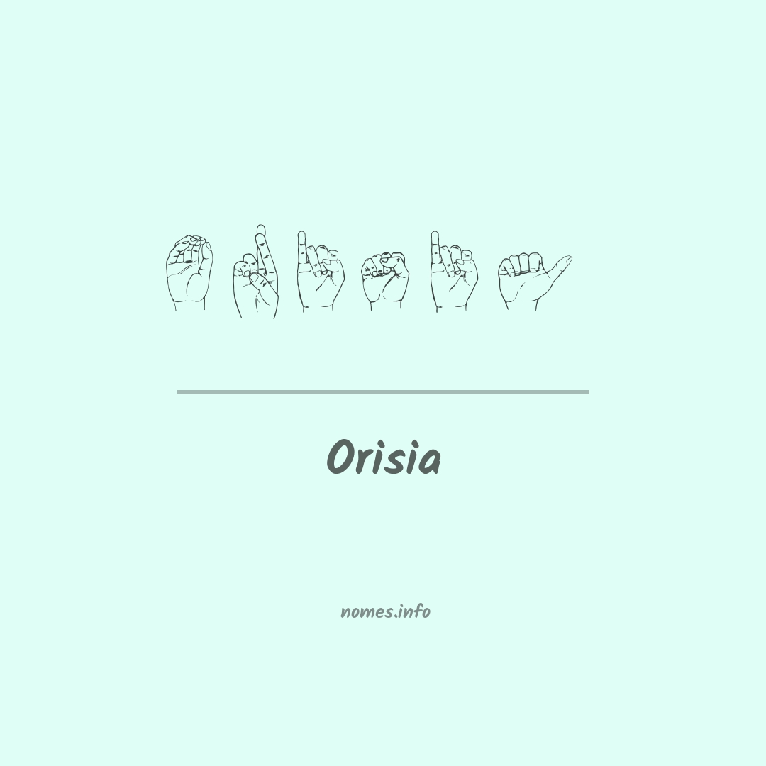 Orisia em Libras
