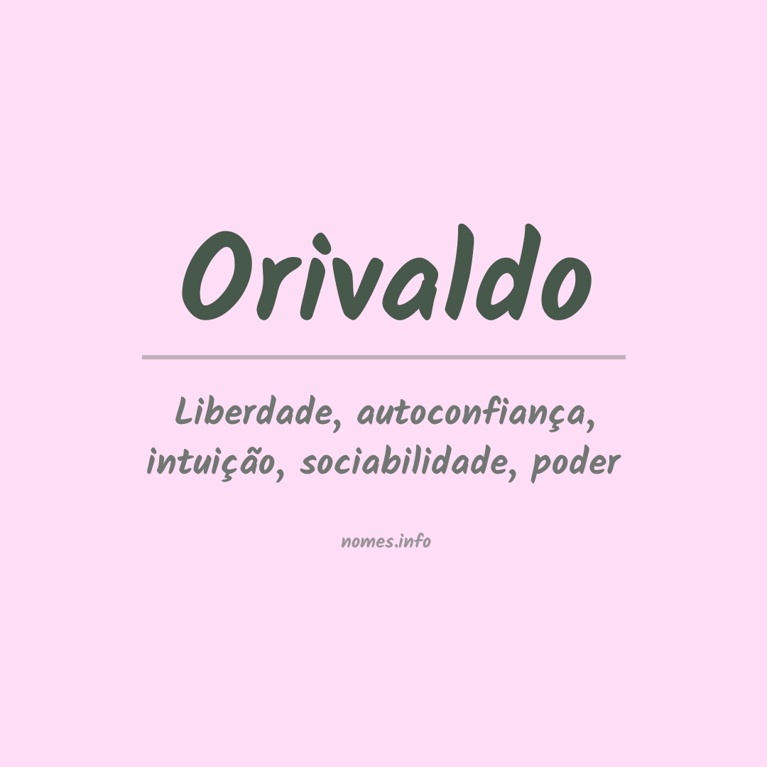Significado do nome Orivaldo