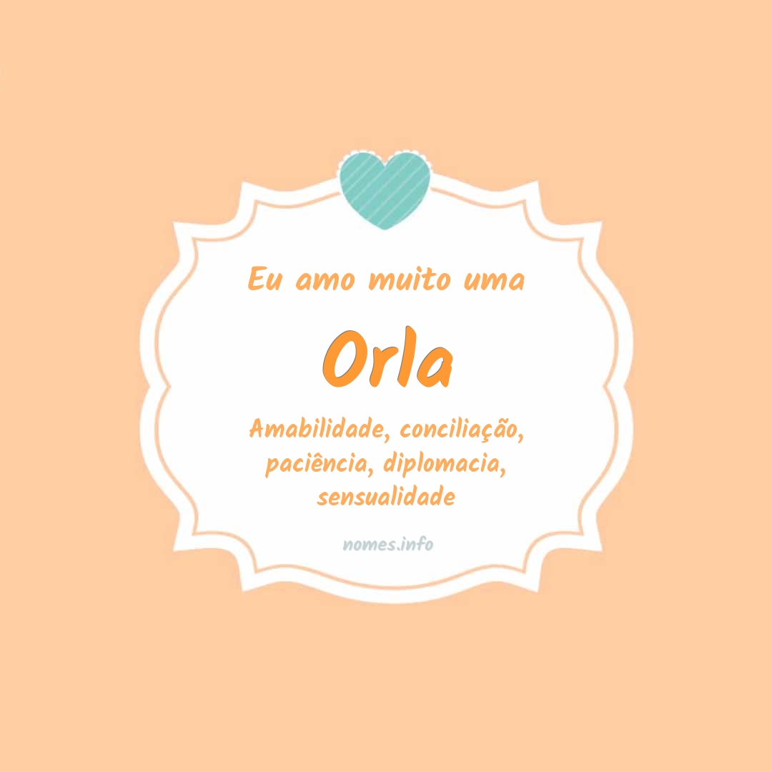 Eu amo muito Orla