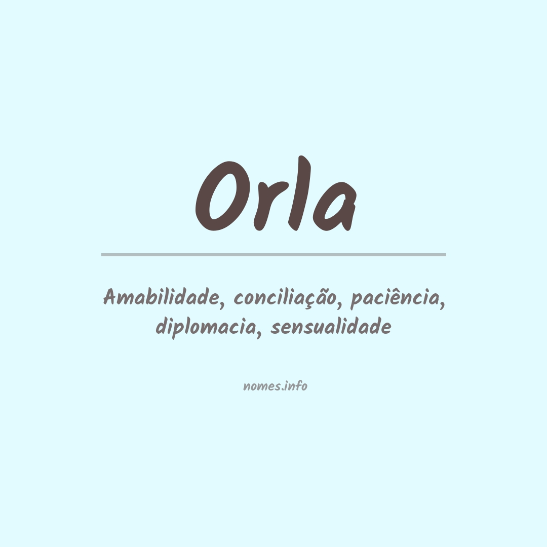 Significado do nome Orla