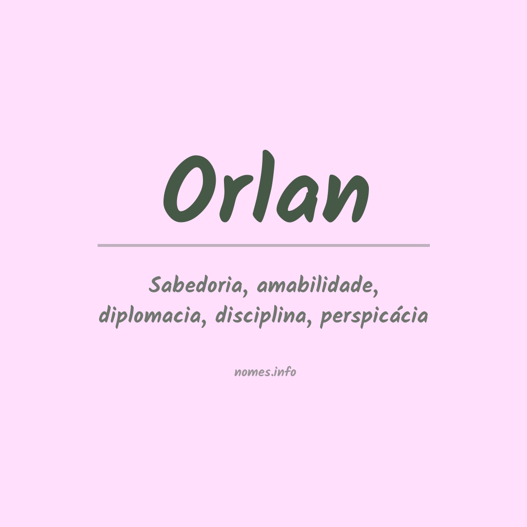 Significado do nome Orlan