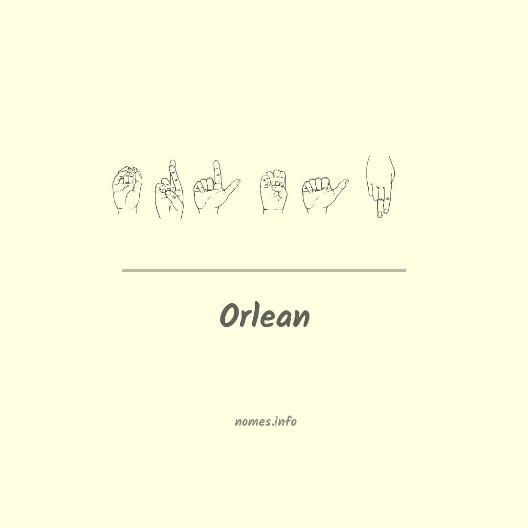 Orlean em Libras