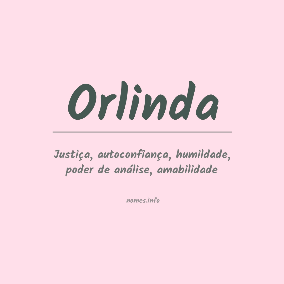 Significado do nome Orlinda