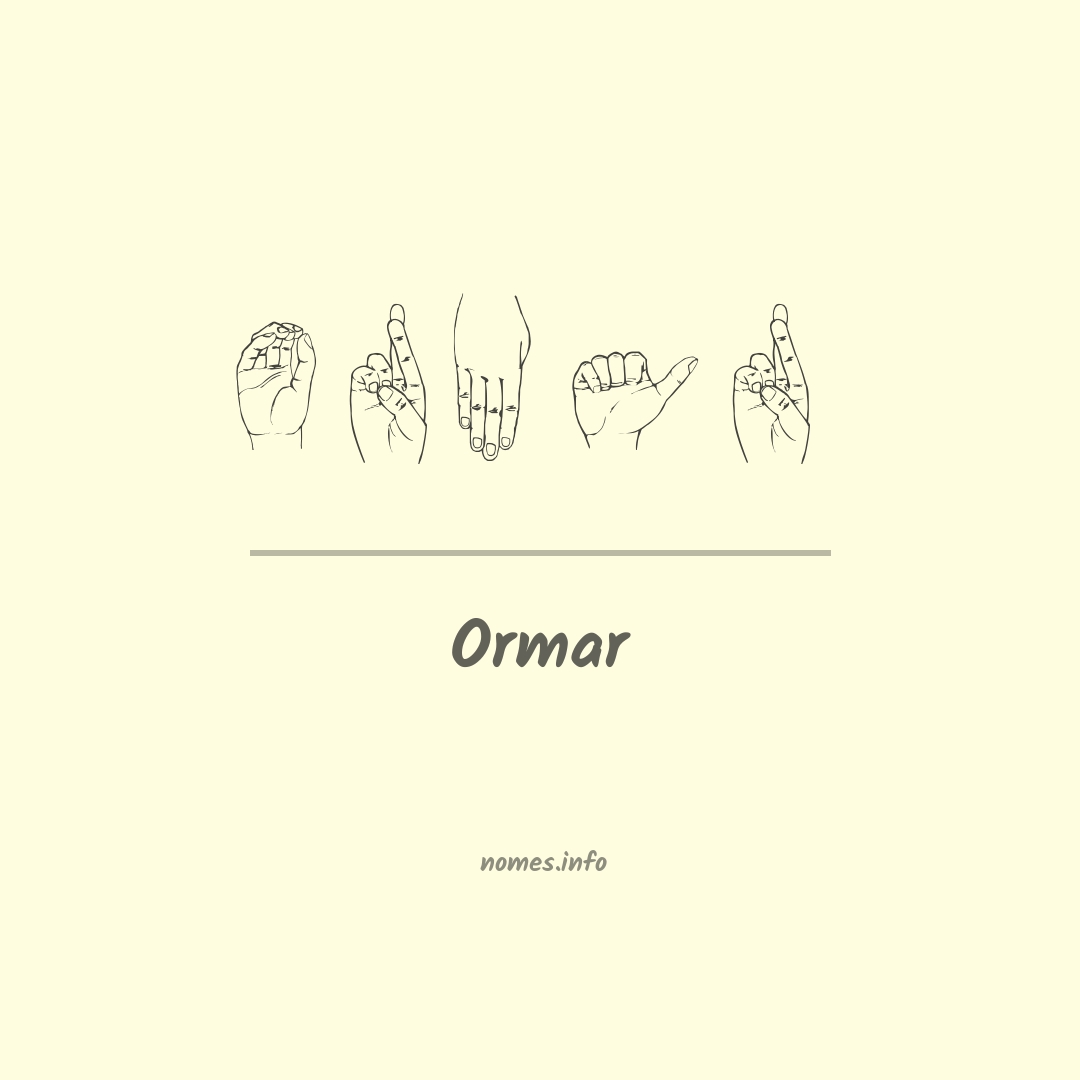 Ormar em Libras