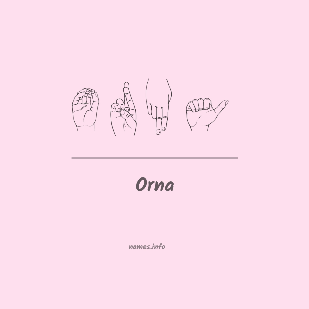 Orna em Libras