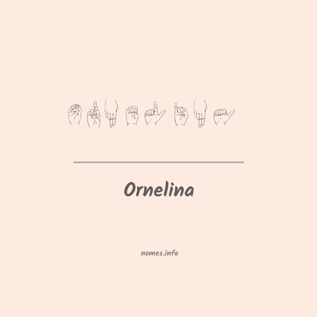 Ornelina em Libras