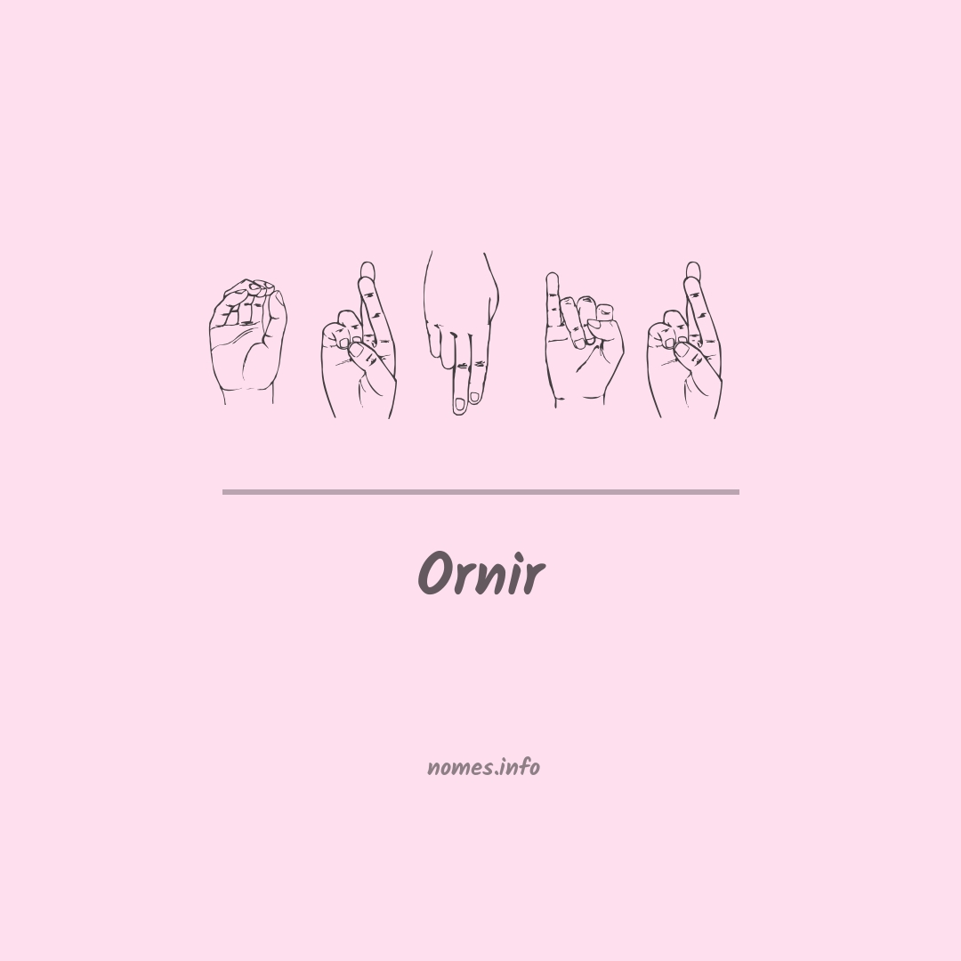 Ornir em Libras
