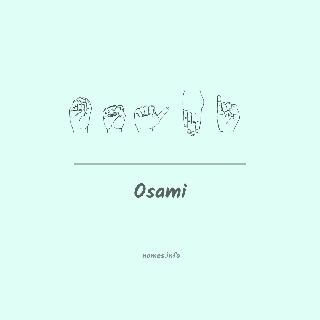 Osami em Libras