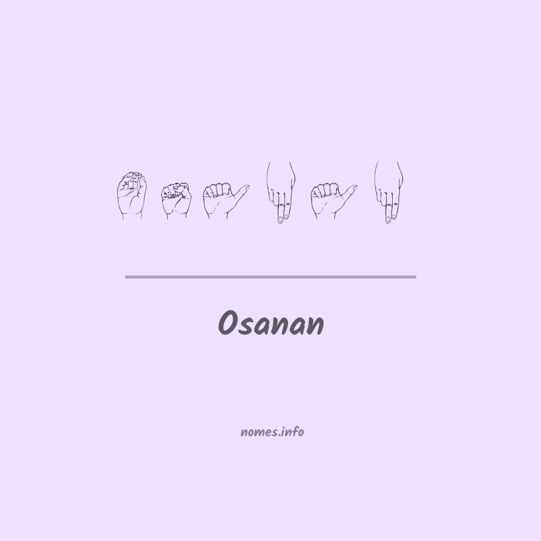 Osanan em Libras
