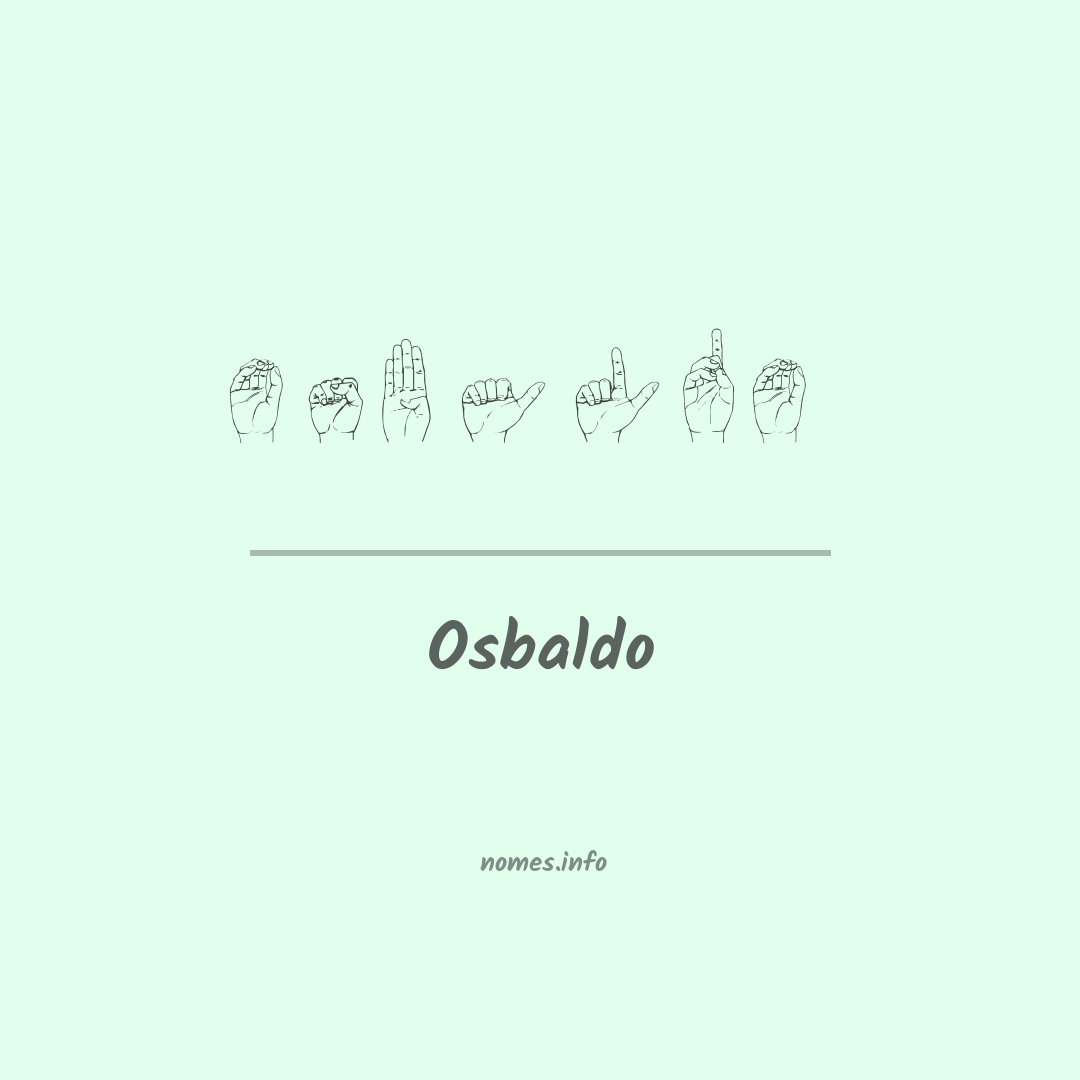 Osbaldo em Libras Osbaldo em Libras