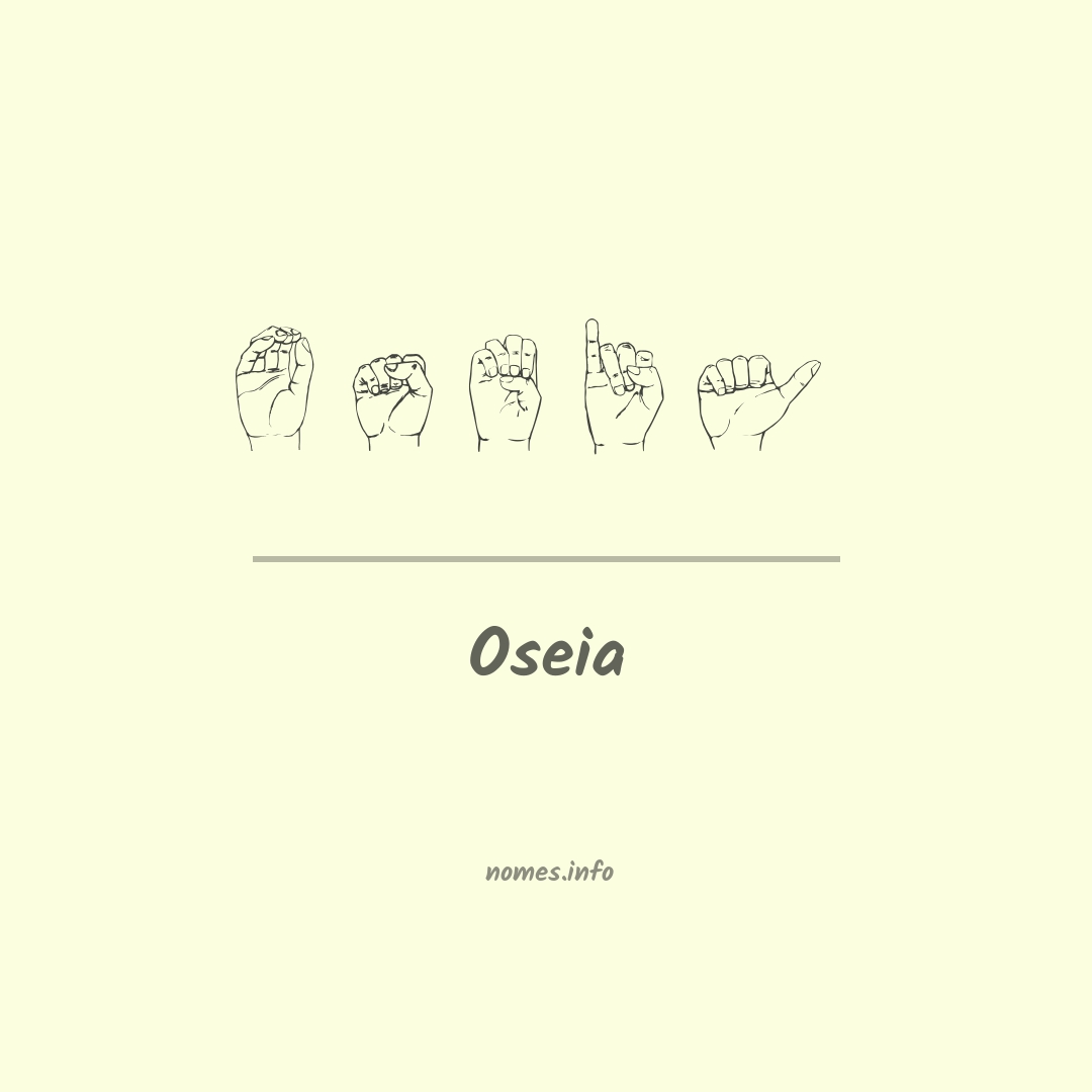 Oseia em Libras