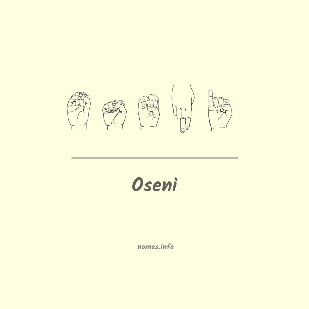 Oseni em Libras