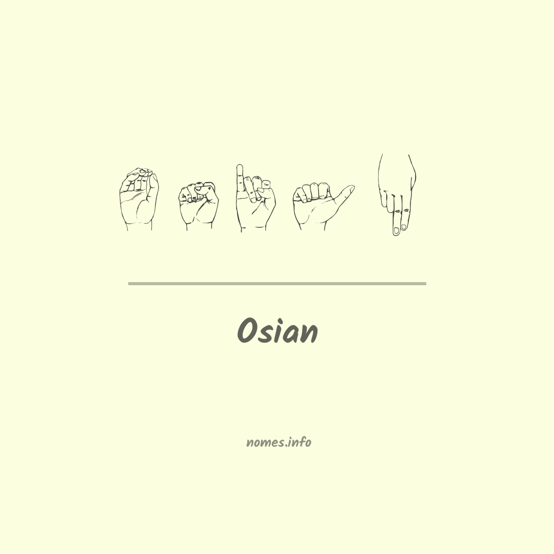 Osian em Libras