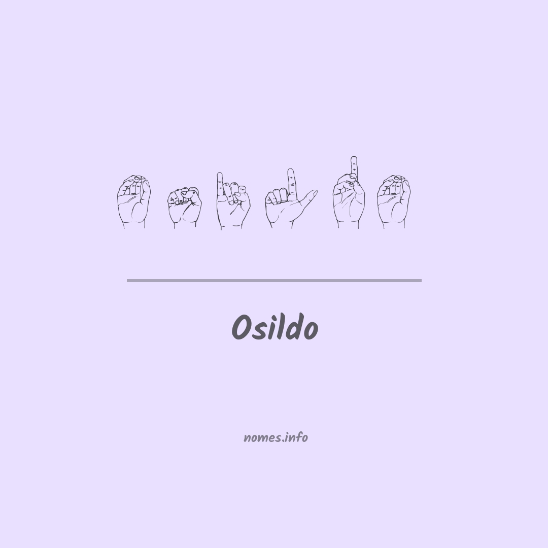 Osildo em Libras