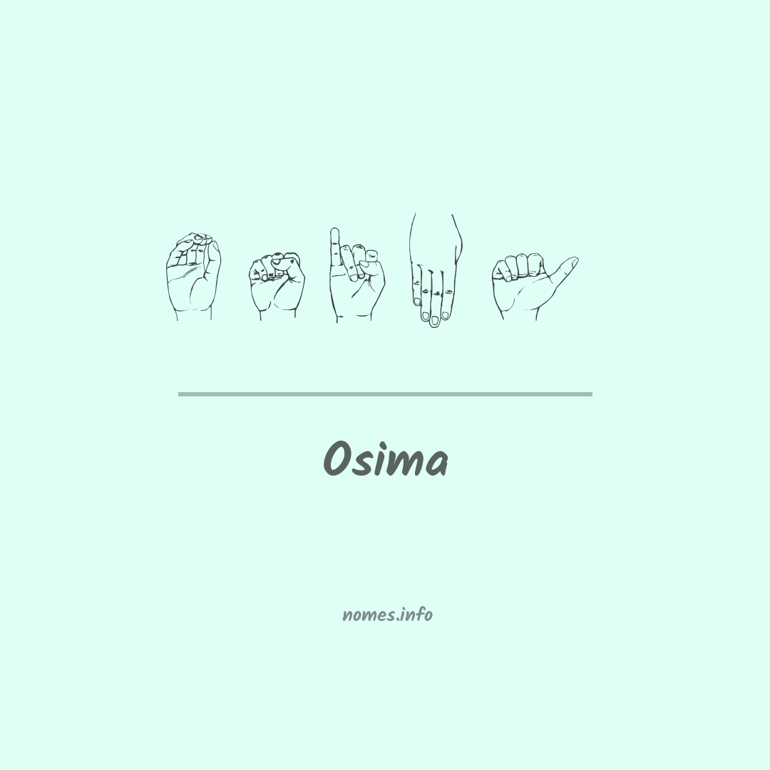 Osima em Libras