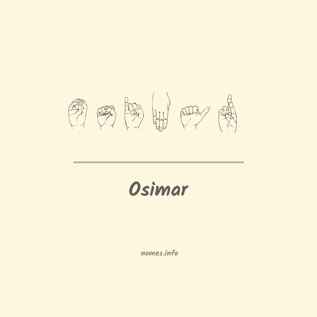 Osimar em Libras