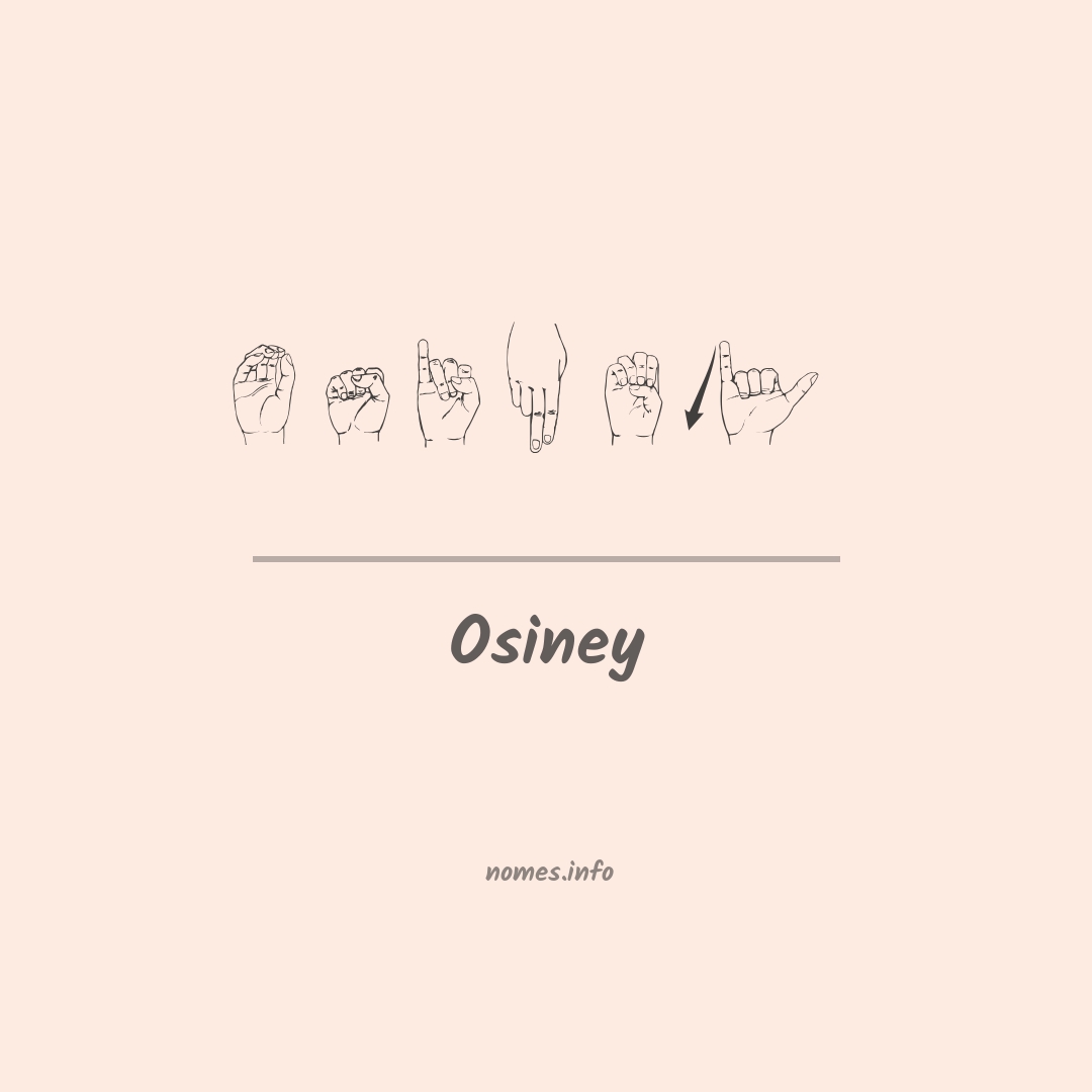 Osiney em Libras