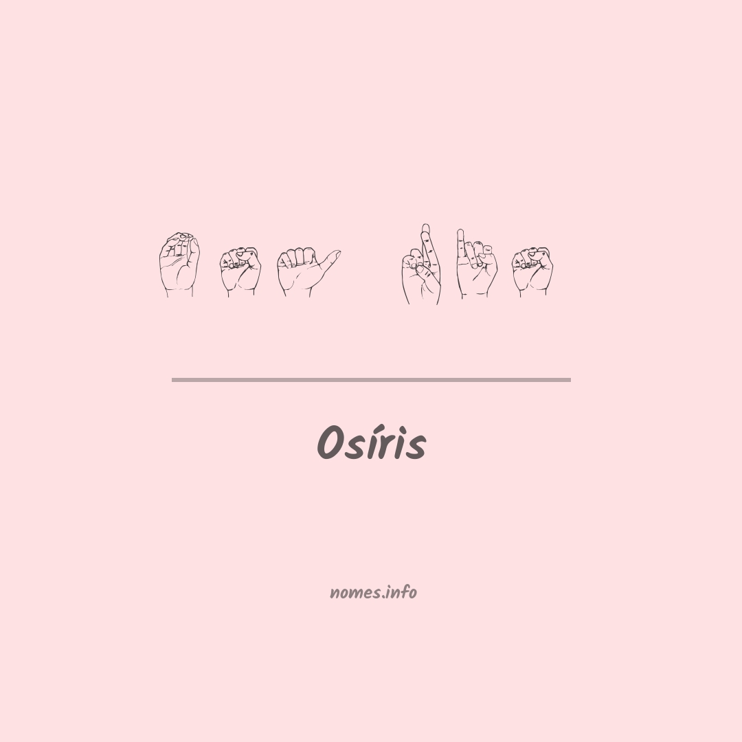 Osíris em Libras
