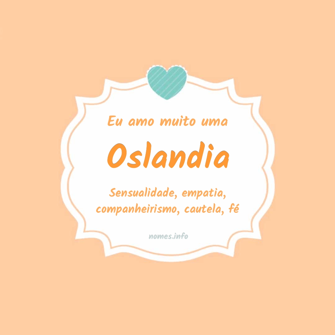 Eu amo muito Oslandia