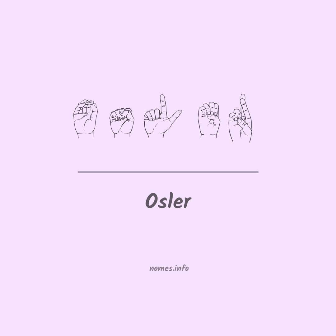 Osler em Libras
