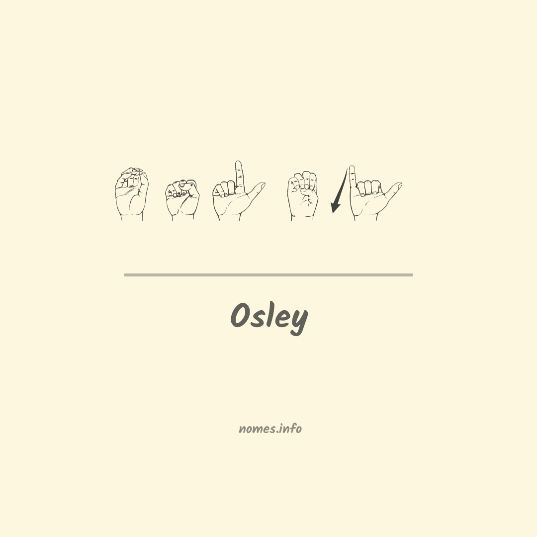 Osley em Libras