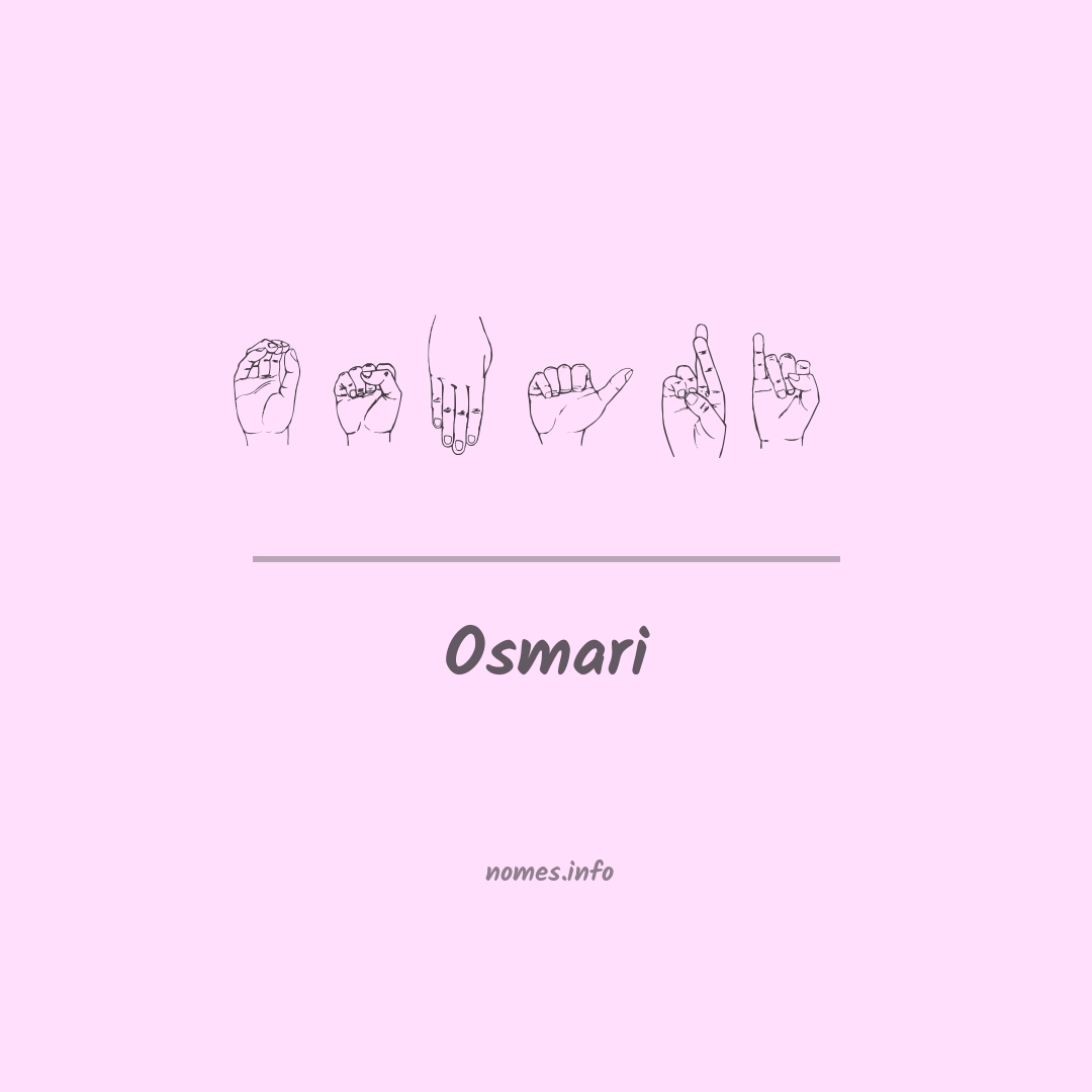 Osmari em Libras