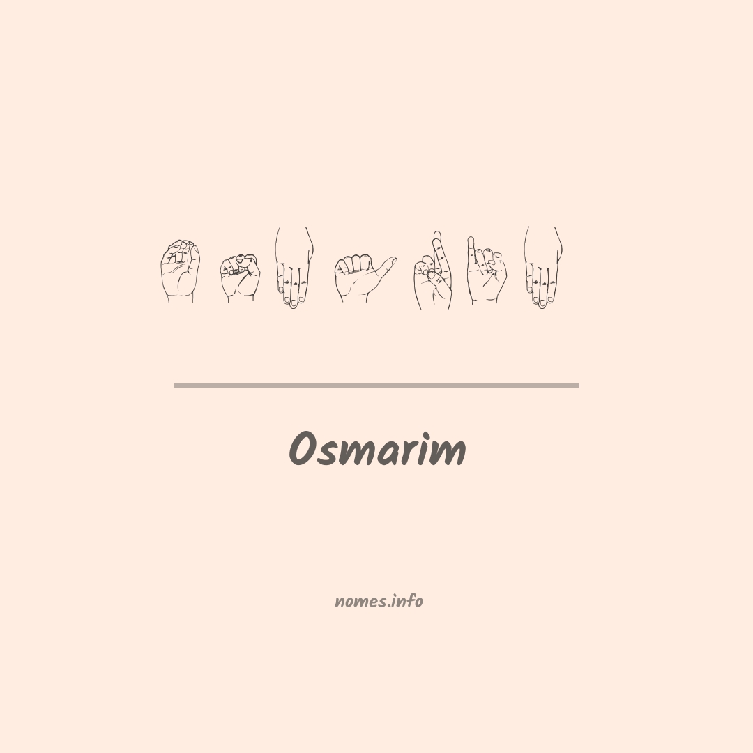 Osmarim em Libras