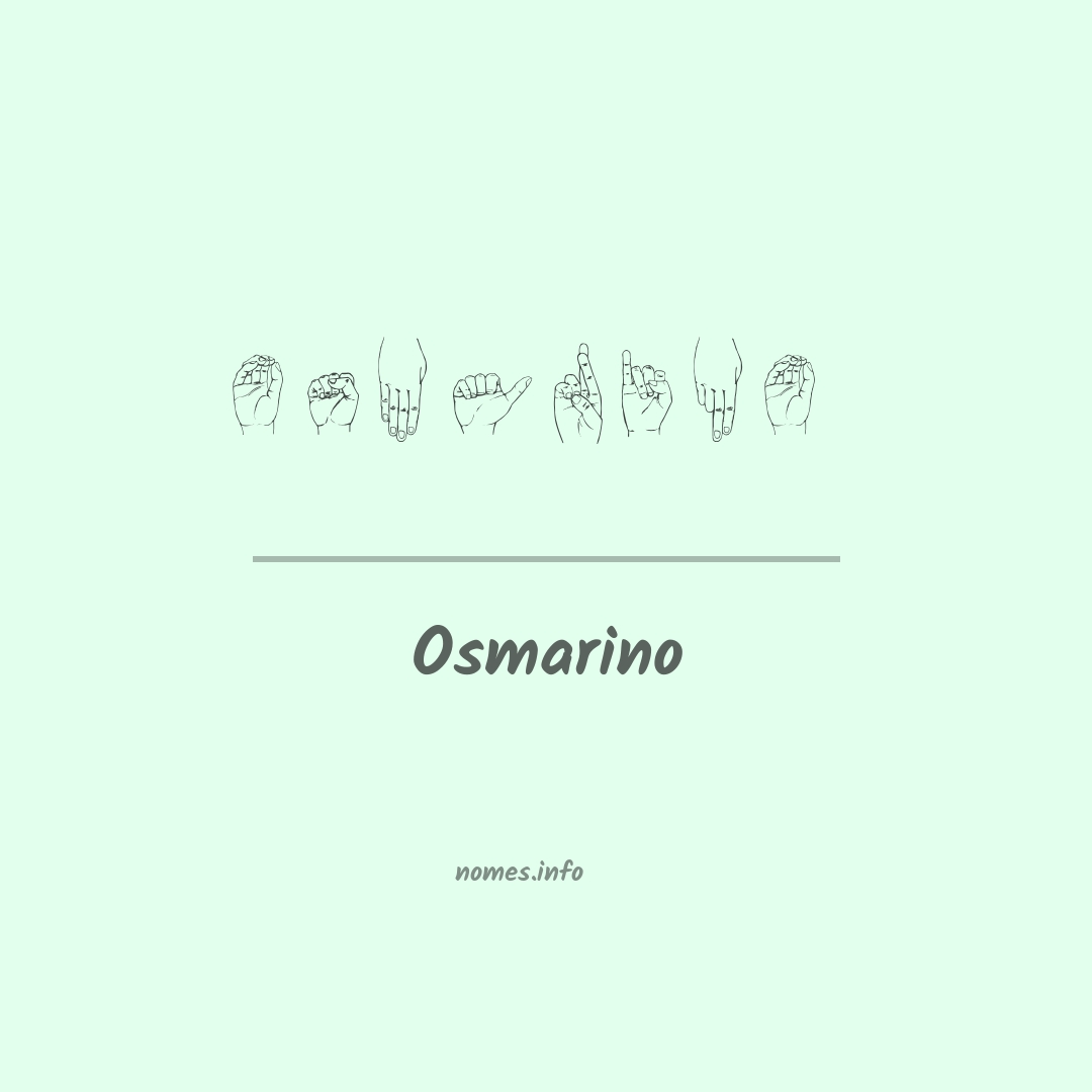 Osmarino em Libras