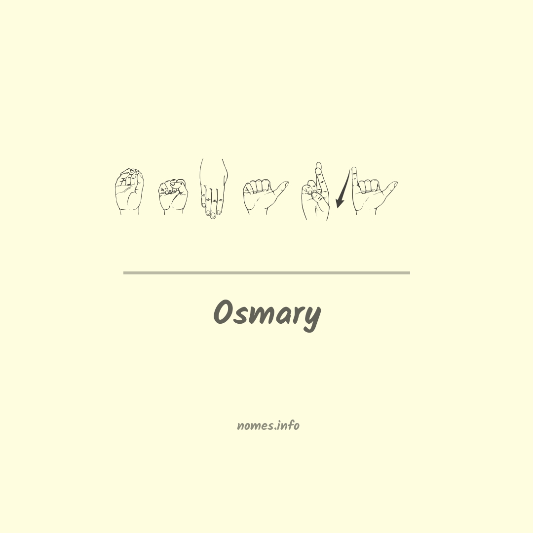 Osmary em Libras