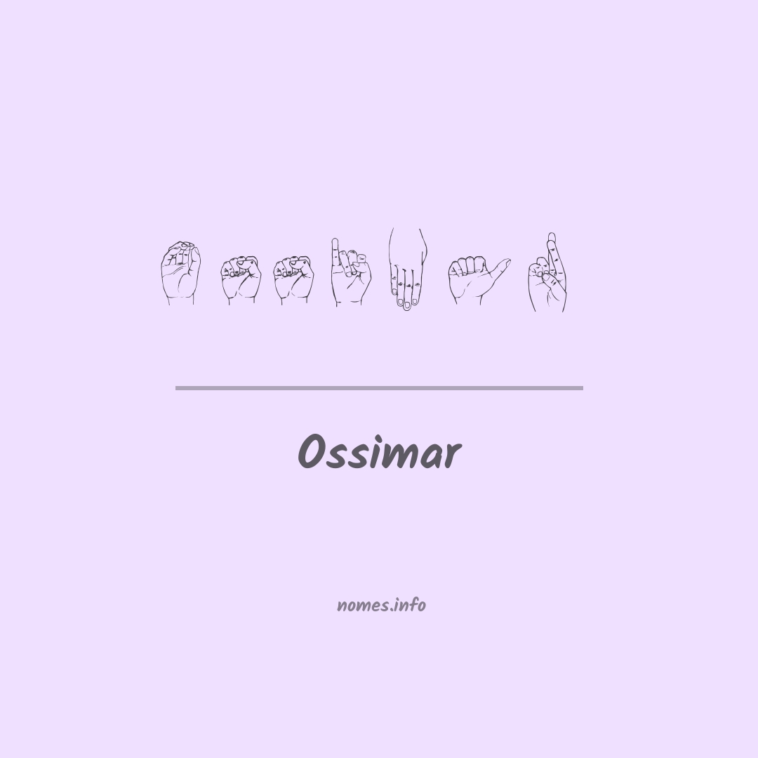 Ossimar em Libras