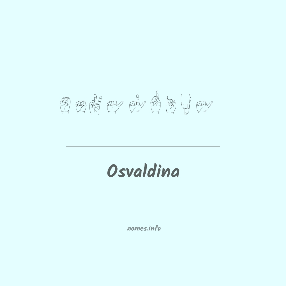 Osvaldina em Libras