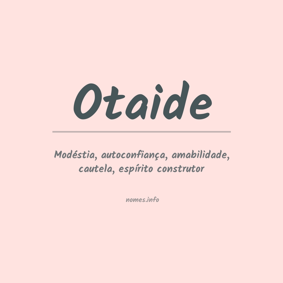 Significado do nome Otaide