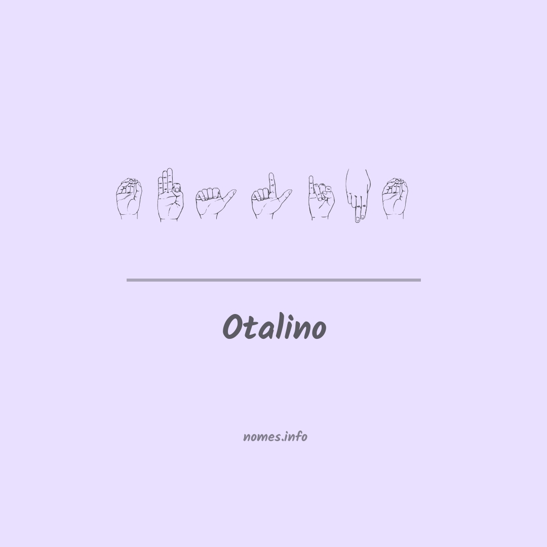 Otalino em Libras