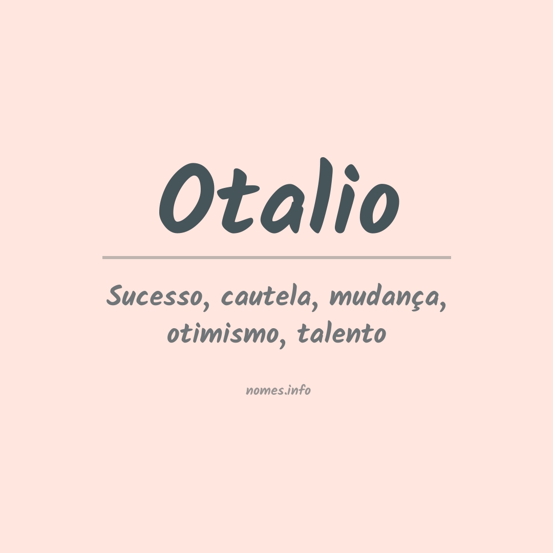 Significado do nome Otalio