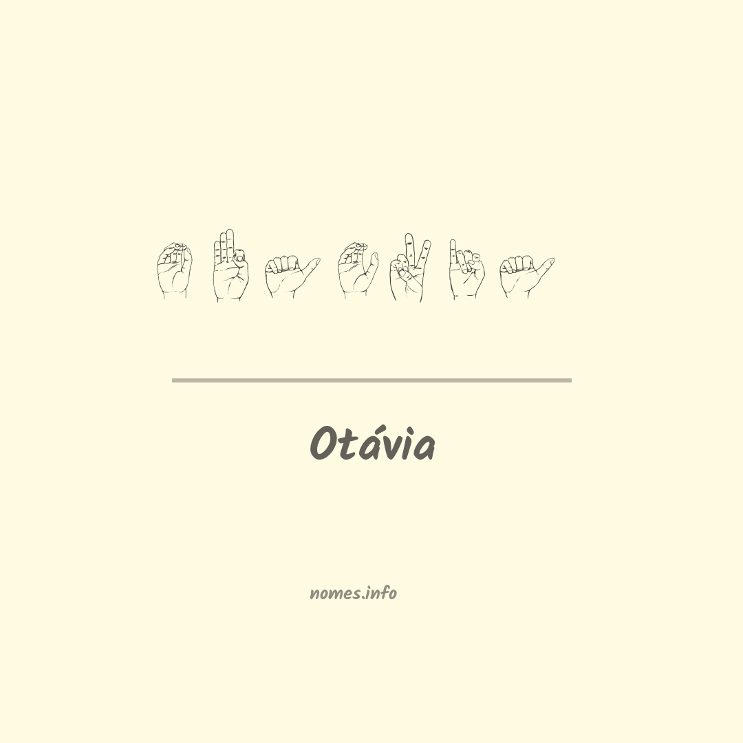 Otávia em Libras
