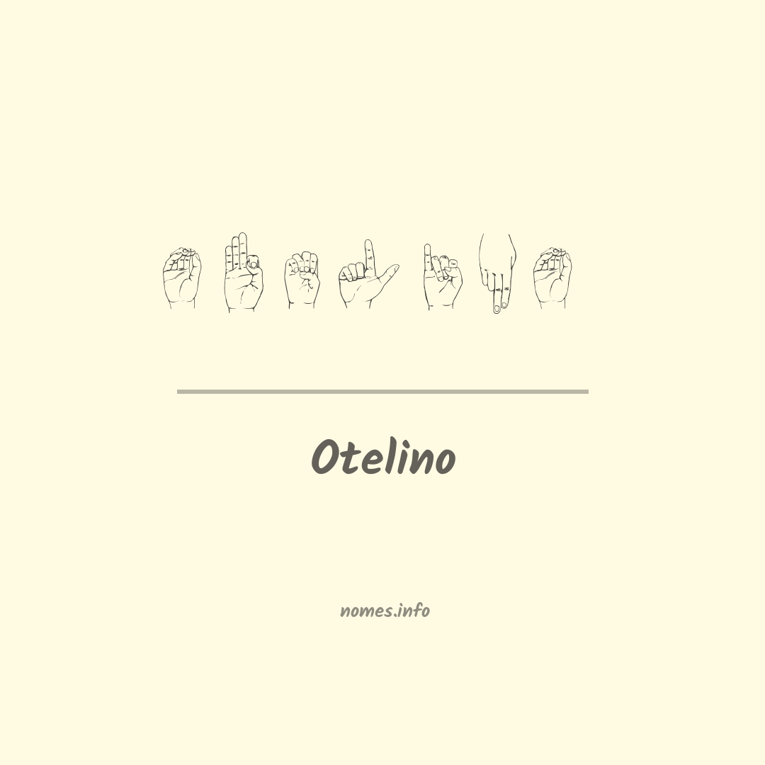 Otelino em Libras